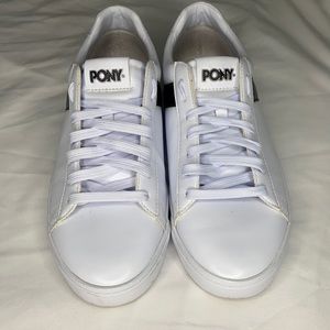 PONY Top Star Low “white/black” 41045202w 9.5 Mens
